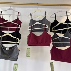 New Organic cotton bralettes